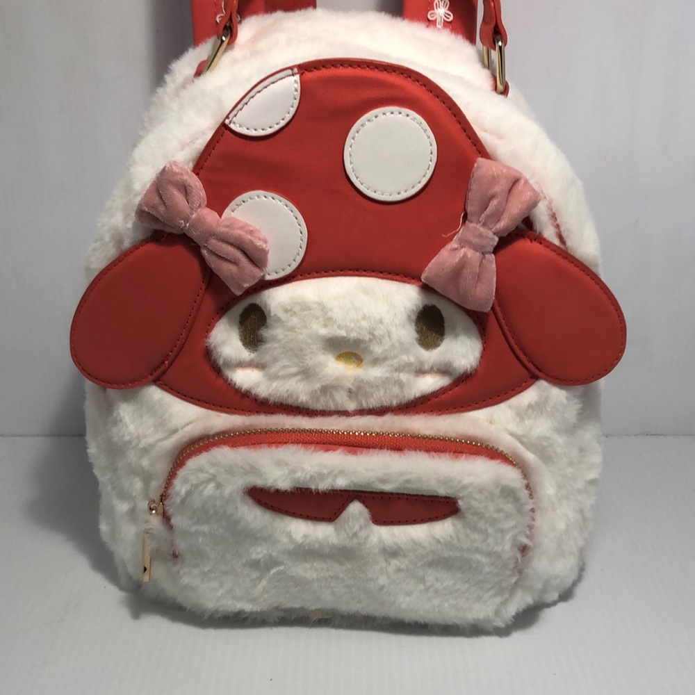 Sanrio Red and White Backpack My Melody Mushroom Mini Backpack